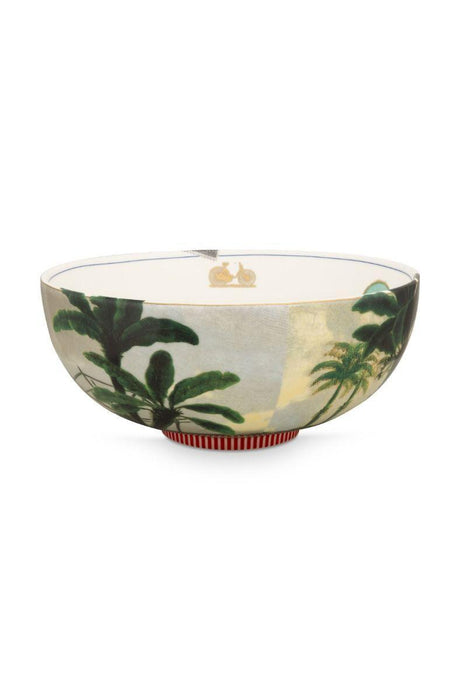 Pip Studio - Heritage Bowl Green Palm 23cm | {{ collection.title }}