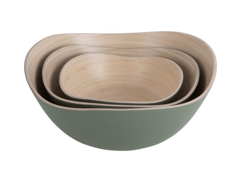 Present Time Bowl Set Puro Organic - Jungle Green | {{ collection.title }}