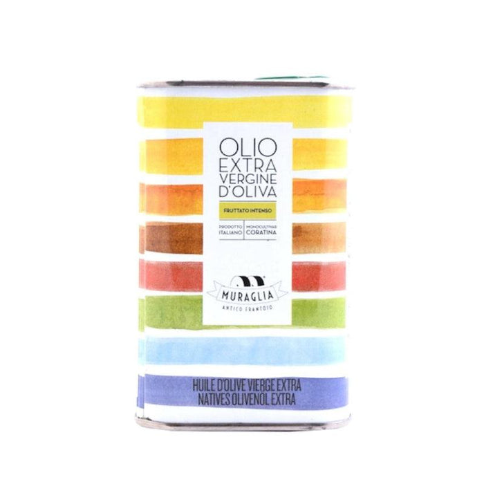 Frantoio Muraglia Intense Fruity Coratina Extra Virgin Olive Oil - Rainbow Tin (250ml)