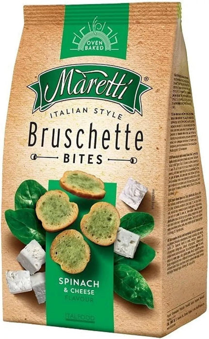 Maretti Bruschette Chips - Spinach & Cheese (70g)