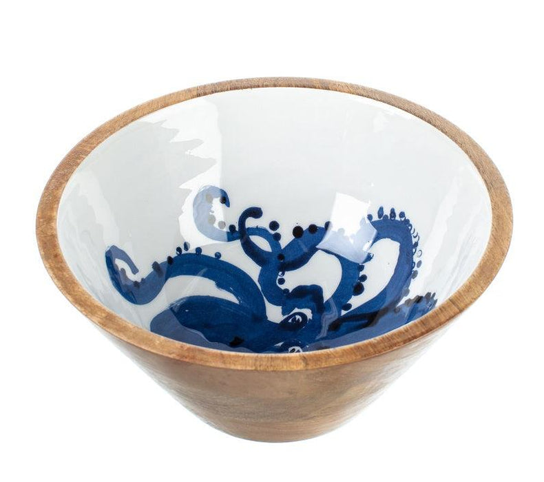 Shoeless Joe Octopus Mango Wood Bowl 25cm | {{ collection.title }}