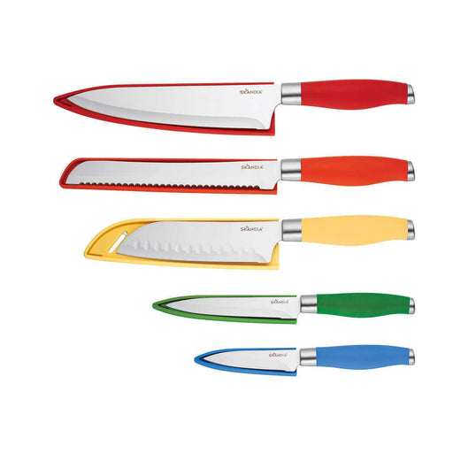 Skandia Sekai 5-piece Knife Set With Blade Guards | {{ collection.title }}