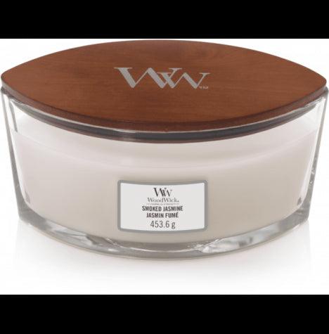 WoodWick Smoked Jasmine Ellipse Candle (453g)