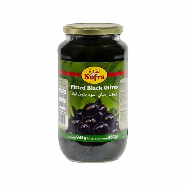 Sofra Pitted Black Olives (935g)