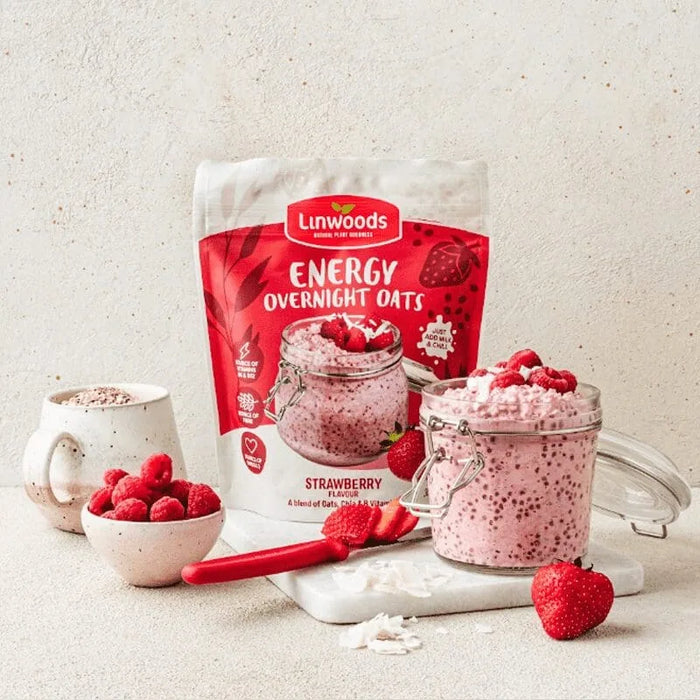 Linwoods - Strawberry Energy Overnight Oats (1kg)