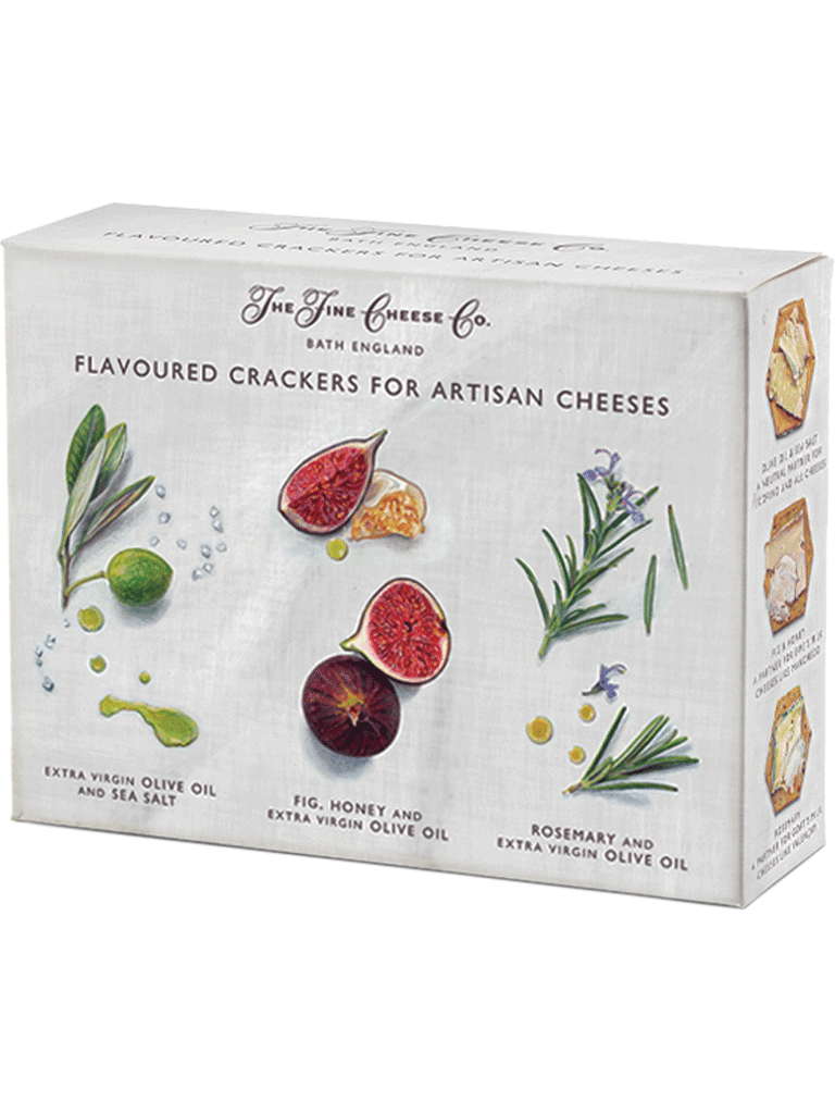 The Fine Cheese Co. Flavoured Crackers For Artisan Cheeses (3x125g) | {{ collection.title }}