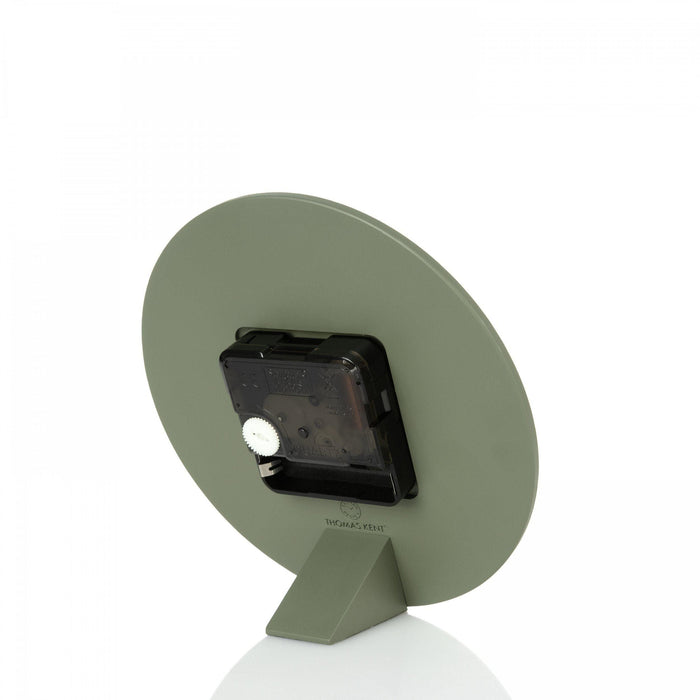 Thomas Kent Arabic Mantel Clock - Lichen Green - 15cm | {{ collection.title }}