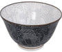 Tokyo Design Studio - 

 Mixed Bowls Dot Sakura 14.8x6.8cm 500ml Grey/Black | {{ collection.title }}