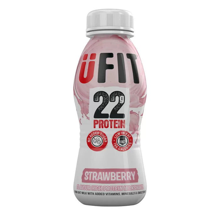 UFIT Strawberry Protein Shake (12x310ml) | {{ collection.title }}