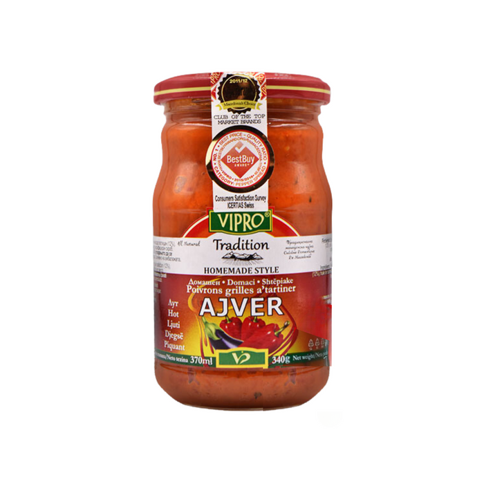 Vipro Traditional Homemade Style Hot Ajver (340g)