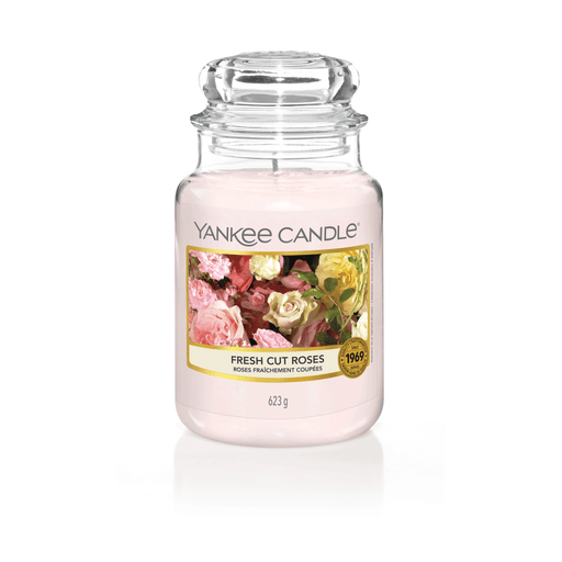 Yankee Candle Large Jar - Fresh Cut Roses | {{ collection.title }}