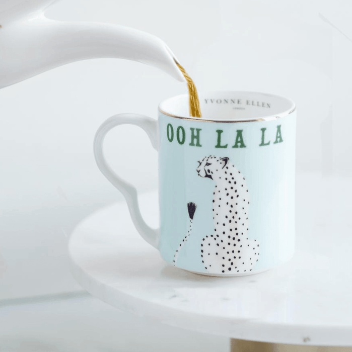 Yvonne Ellen Cheetah Small Mug | {{ collection.title }}