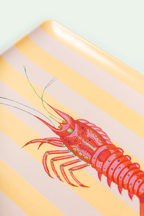 Yvonne Ellen Large Lobster Melamine Picnic Tray | {{ collection.title }}