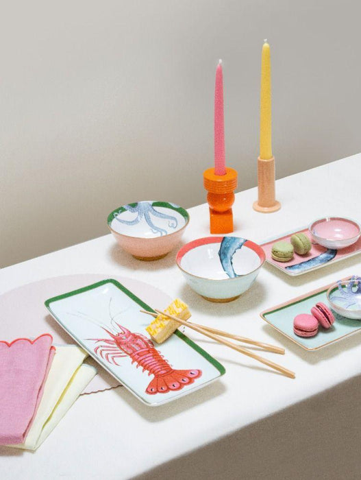 Yvonne Ellen Set of 2 Sushi Plates, Dip Bowls and Chopsticks | {{ collection.title }}