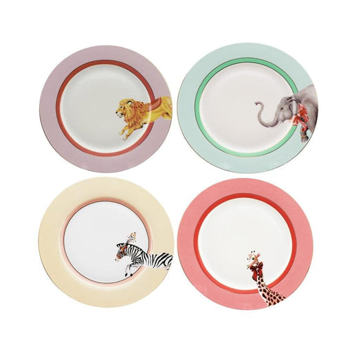 Yvonne Ellen Set of 4 Animal Dinner Plates (26.5cm) | {{ collection.title }}