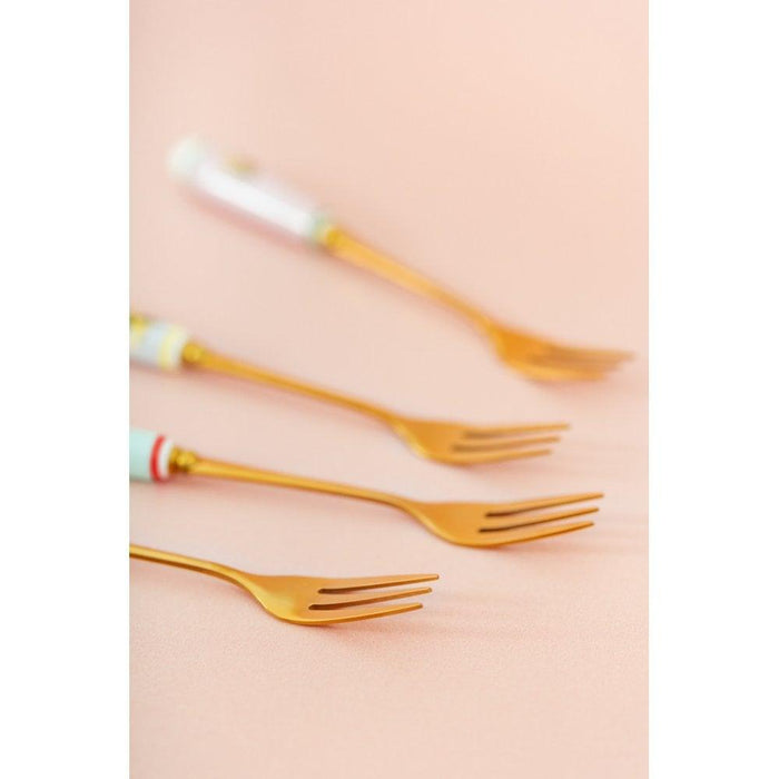 Yvonne Ellen Set of 4 Bee Cake Forks | {{ collection.title }}