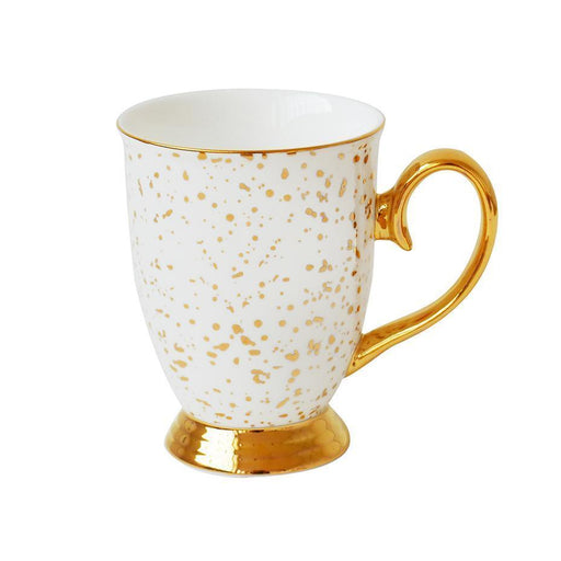 Bombay Duck Doolittle Mug - Gold and White | Bombay Duck Doolittle Mug - Gold and White