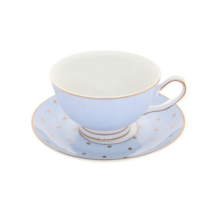 Bombay Duck Powder Blue Miss Darcy Butterfly Teacup and Saucer Set | Bombay Duck Powder Blue Miss Darcy Butterfly Teacup and Saucer Set