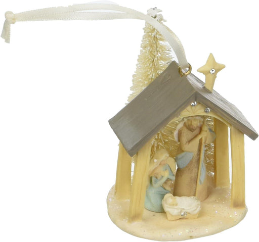 Enesco Foundation Suspension Nativity Holy Family, PVC, multicoloured, 4 x 6 x 6.5 cm | {{ collection.title }}